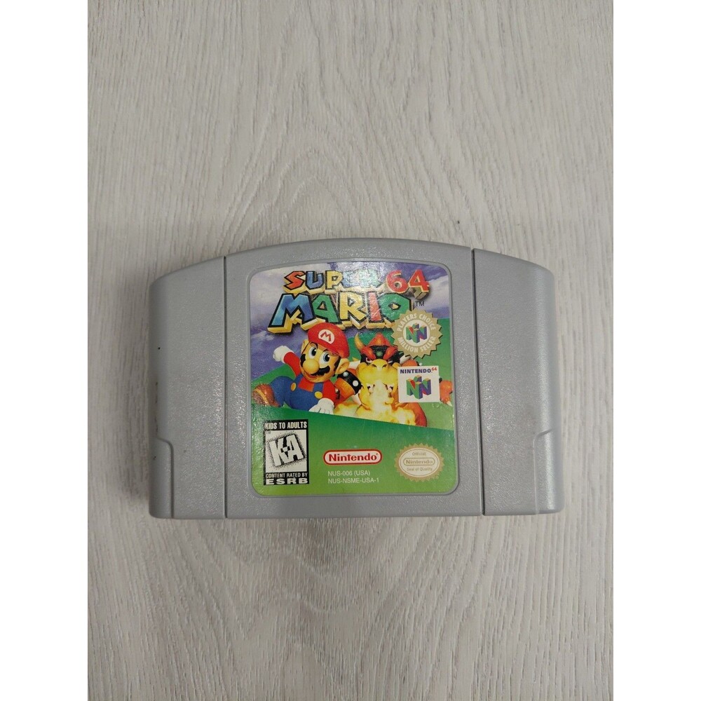 Super Mario 64 (Nintendo 64, 1997) Cartridge Tested